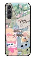 Studio Ghibli Samsung A34 5G Glass Case