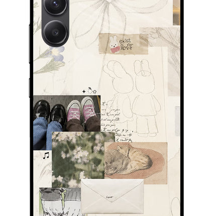 Soft Aesthetic Samsung A34 5G Glass Case