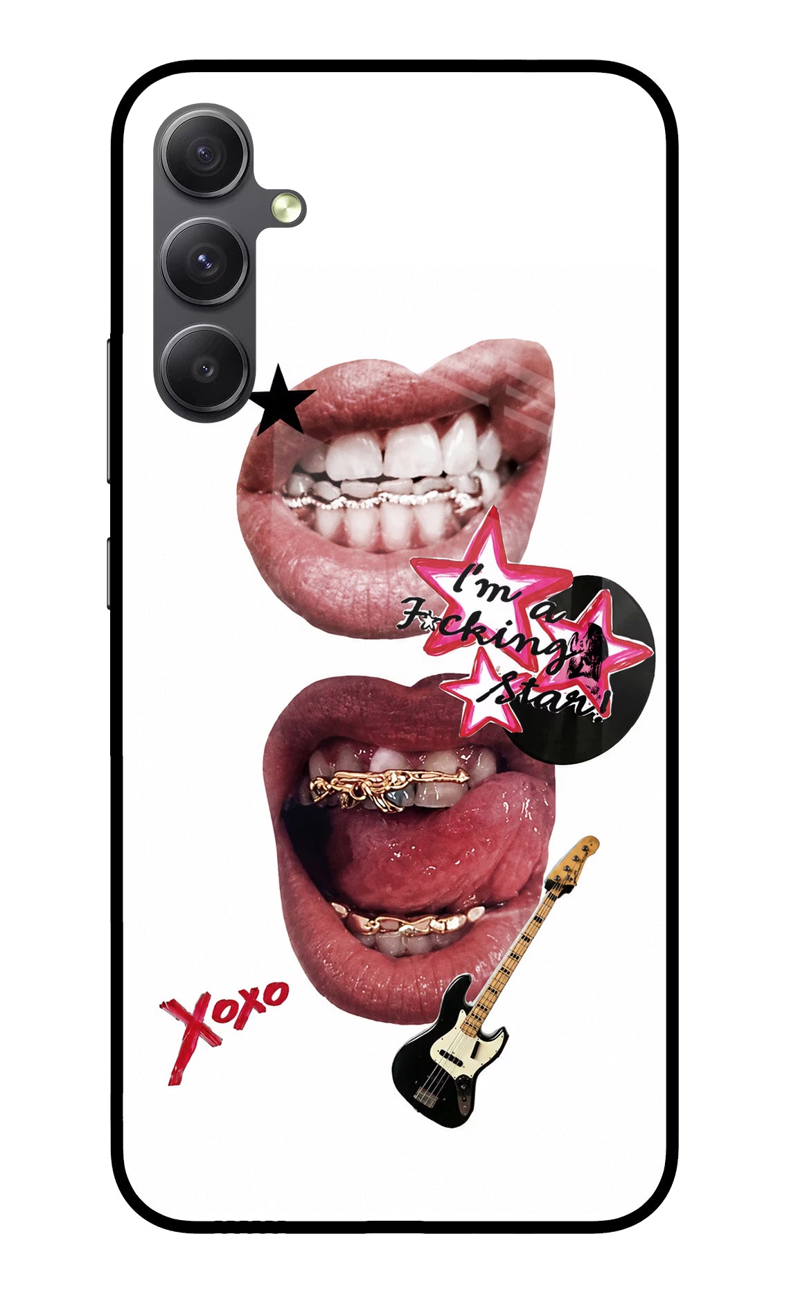 Rockstar Samsung A34 5G Glass Case