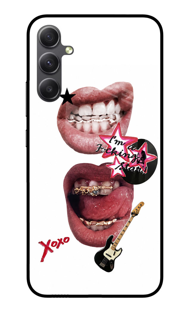 Rockstar Samsung A34 5G Glass Case