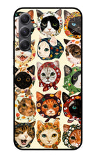 Cool Cat Samsung A34 5G Glass Case
