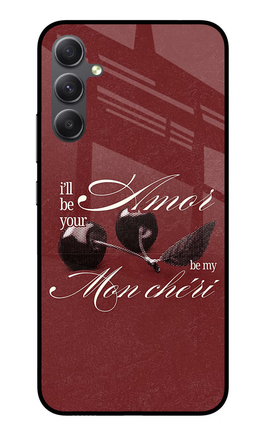 Velvet Cherry Samsung A34 5G Glass Case