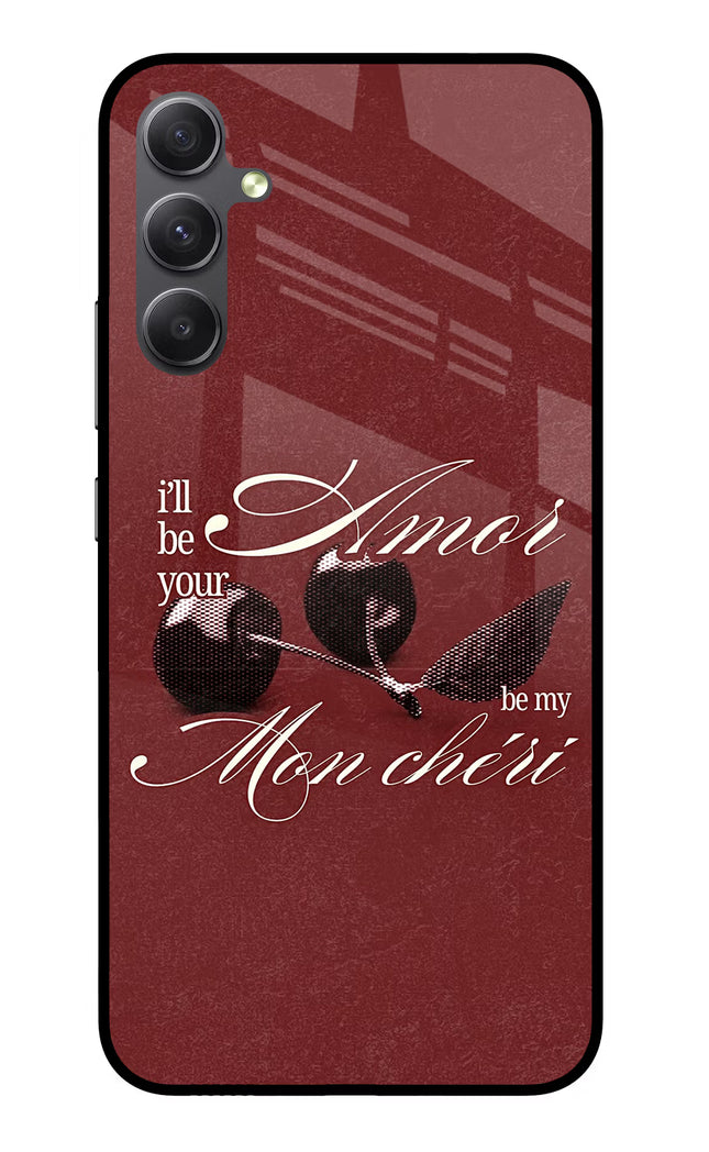 Velvet Cherry Samsung A34 5G Glass Case