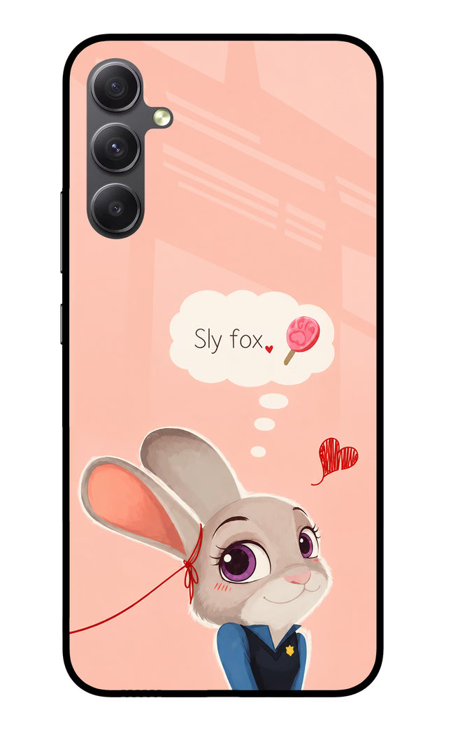Judy Charm Samsung A34 5G Glass Case