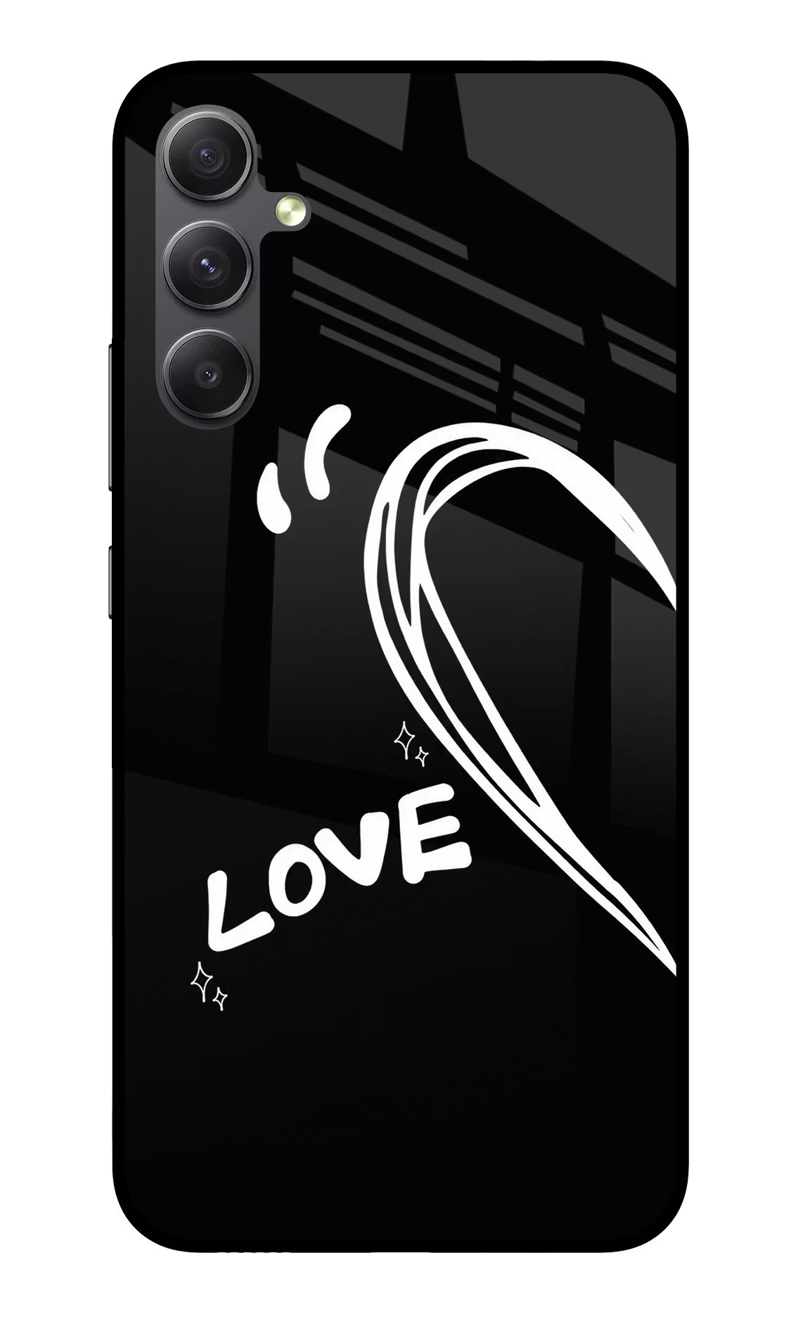 Love Line Samsung A34 5G Glass Case