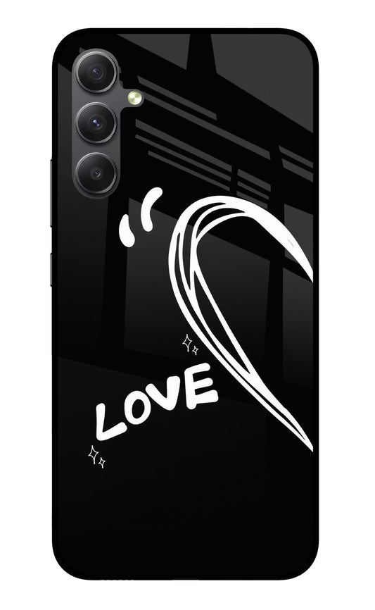 Love Line Samsung A34 5G Glass Case