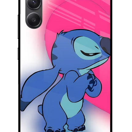 Stitch Hug Samsung A34 5G Glass Case