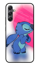 Stitch Hug Samsung A34 5G Glass Case