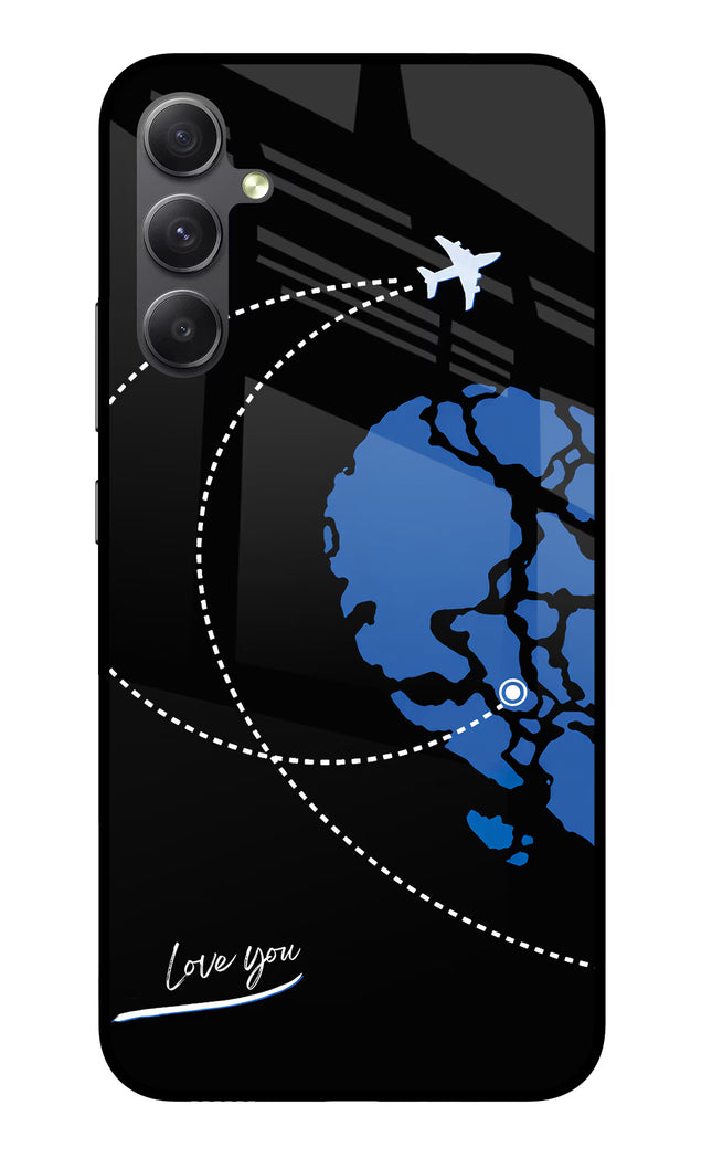 Love Orbit Samsung A34 5G Glass Case
