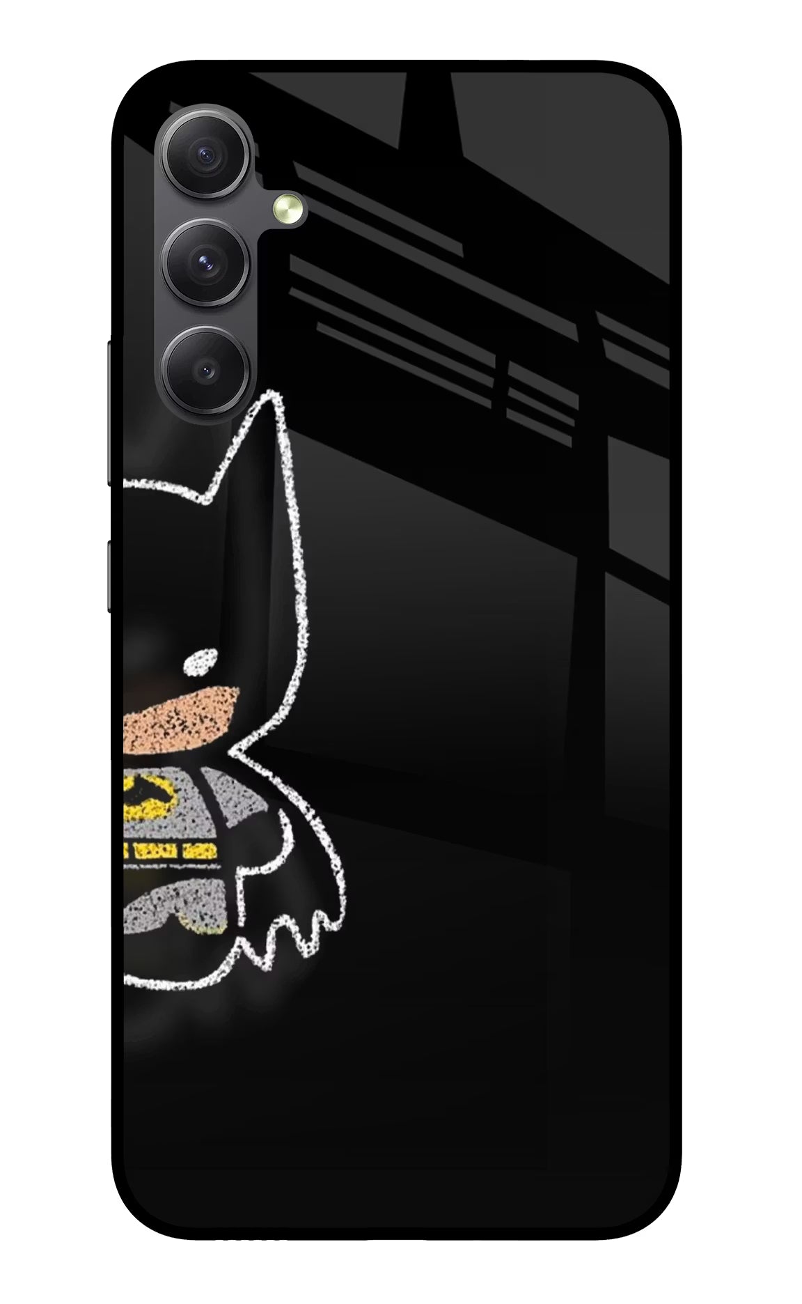 Bat Kitty Samsung A34 5G Glass Case