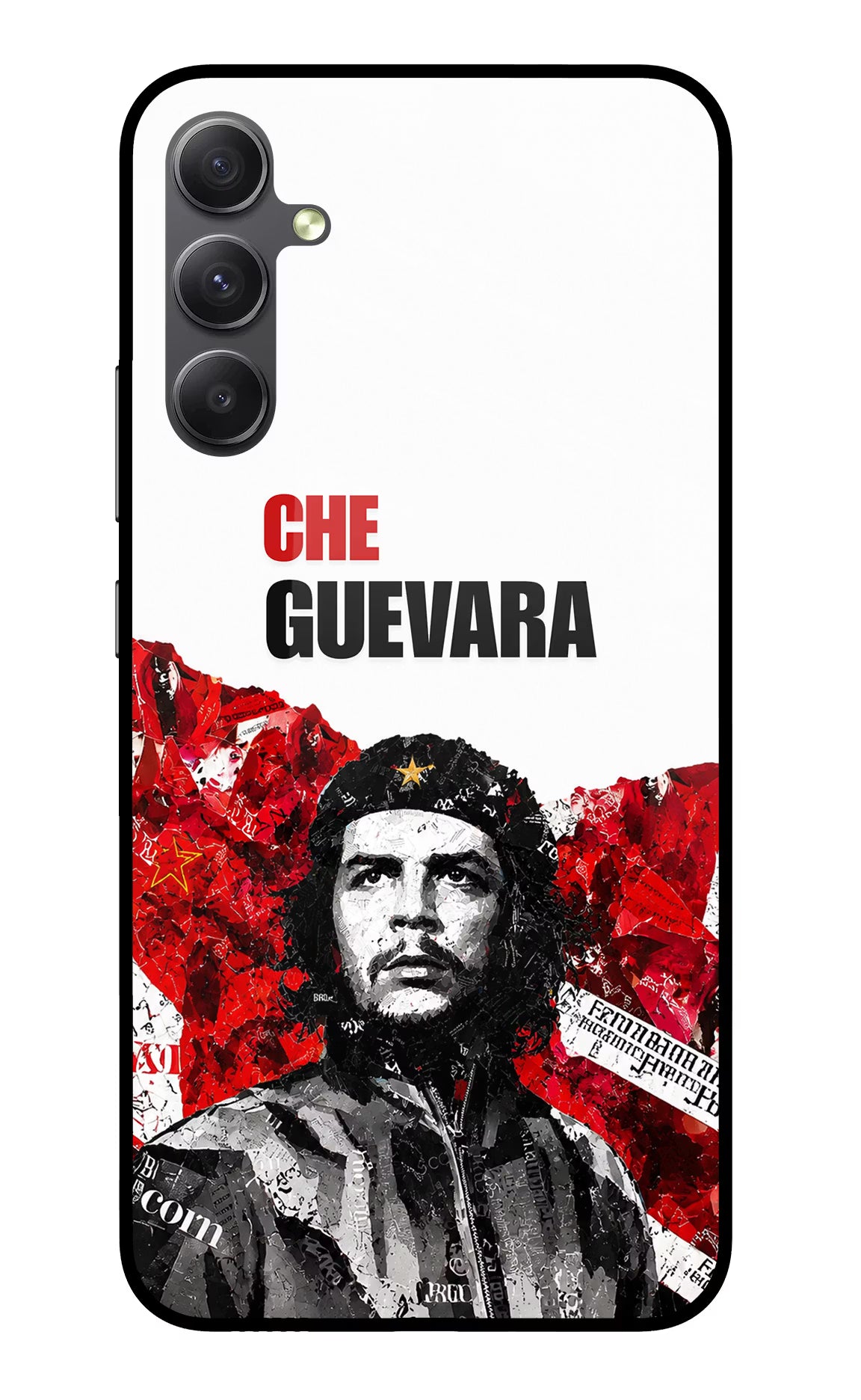 Che Guevara Revolution Samsung A34 5G Glass Case