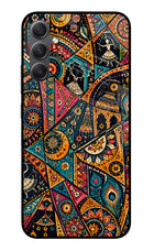 Folk Print Samsung A34 5G Glass Case