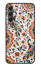 White Mayura Samsung A34 5G Glass Case