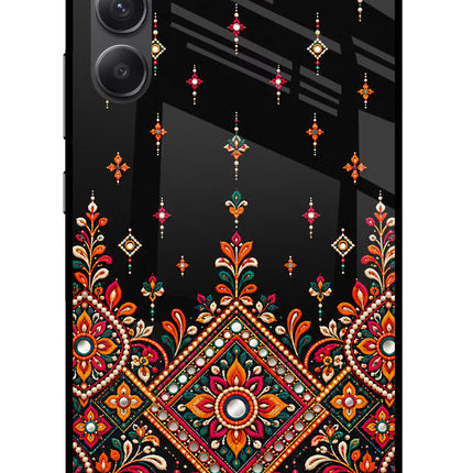 Noir Mehfil Samsung A34 5G Glass Case