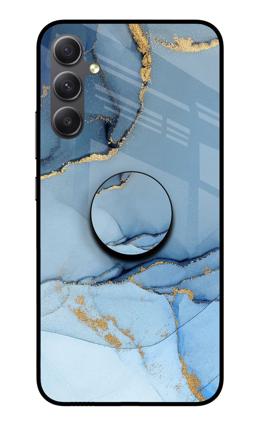 Blue Marble Samsung A34 5G Glass Case