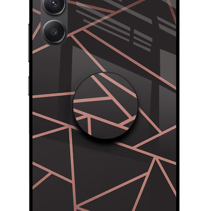 Geometric Pattern Samsung A34 5G Glass Case
