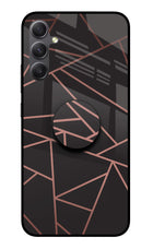 Geometric Pattern Samsung A34 5G Glass Case