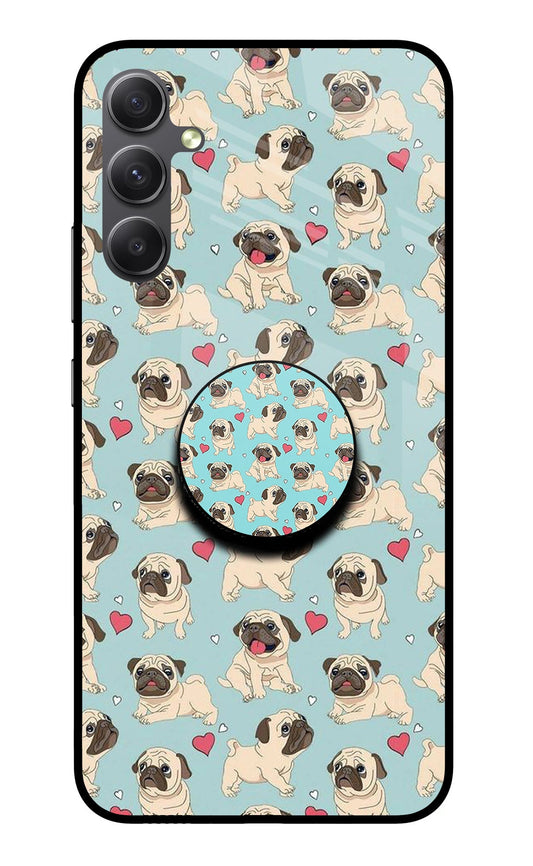 Pug Dog Samsung A34 5G Glass Case