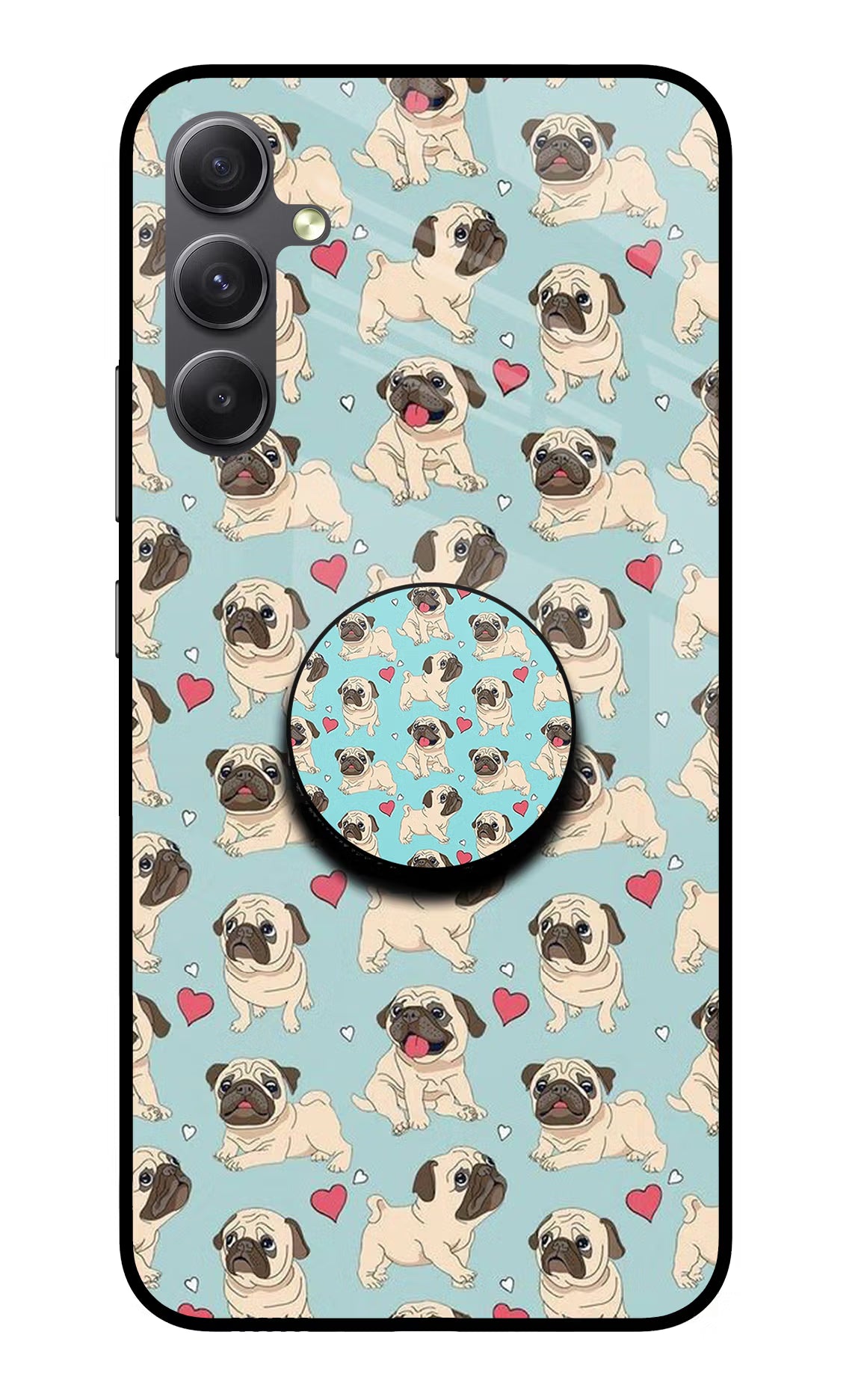 Pug Dog Samsung A34 5G Pop Case by Casekaro