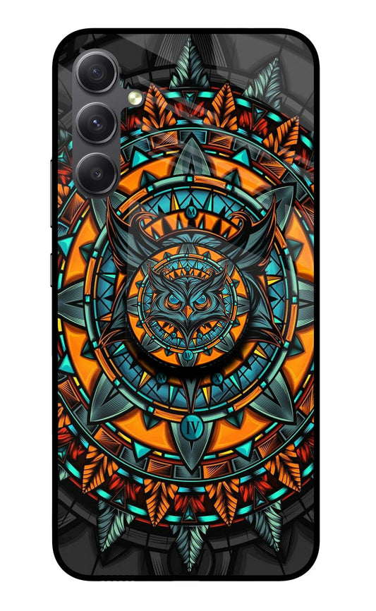 Angry Owl Samsung A34 5G Glass Case