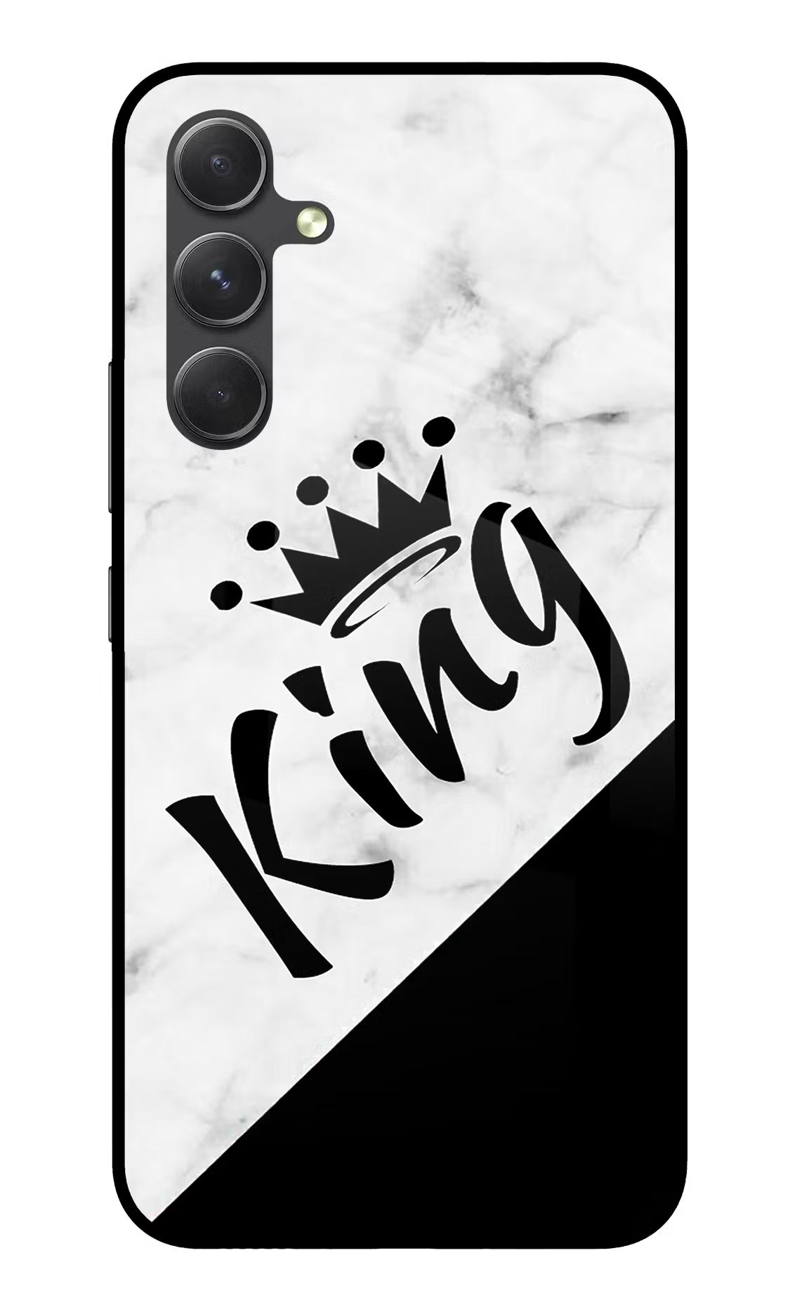 King Samsung A54 5G Glass Case Back Cover by Casekaro