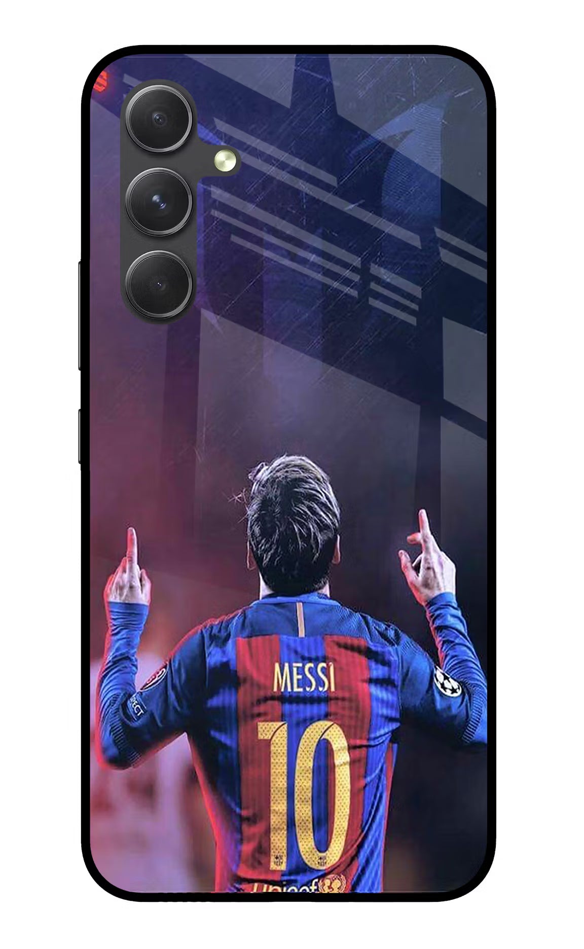 Messi Samsung A54 5G Glass Case Back Cover by Casekaro