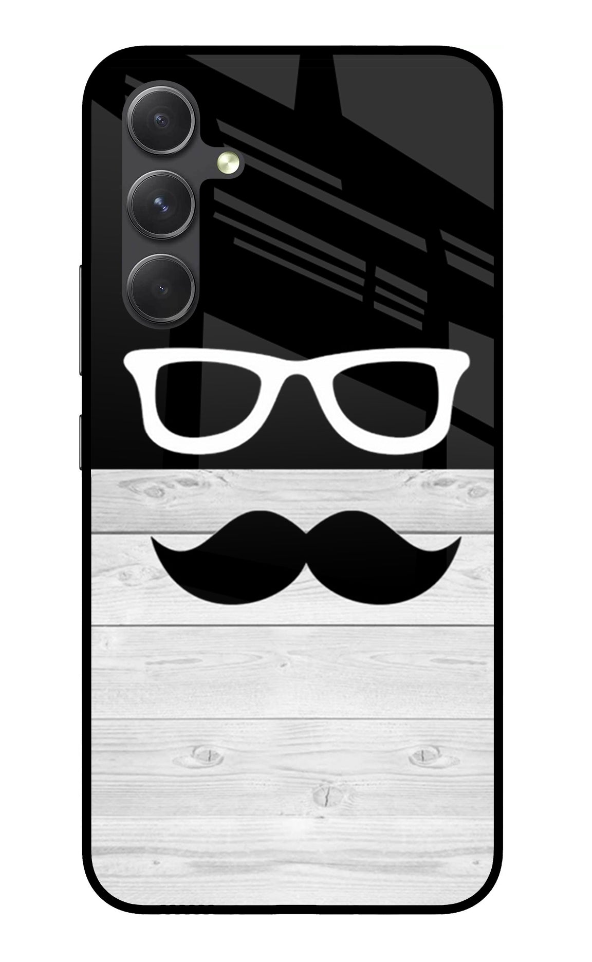 Mustache Samsung A54 5G Glass Case