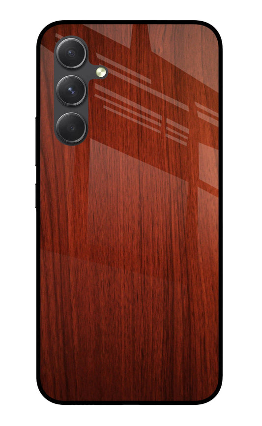 Wooden Plain Pattern Samsung A54 5G Glass Case