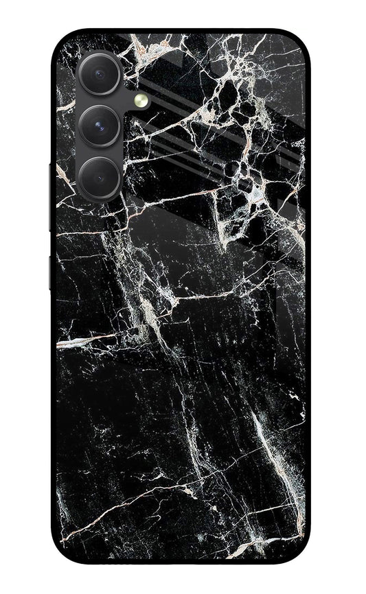 Black Marble Texture Samsung A54 5G Glass Case