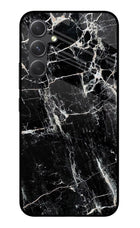 Black Marble Texture Samsung A54 5G Glass Case