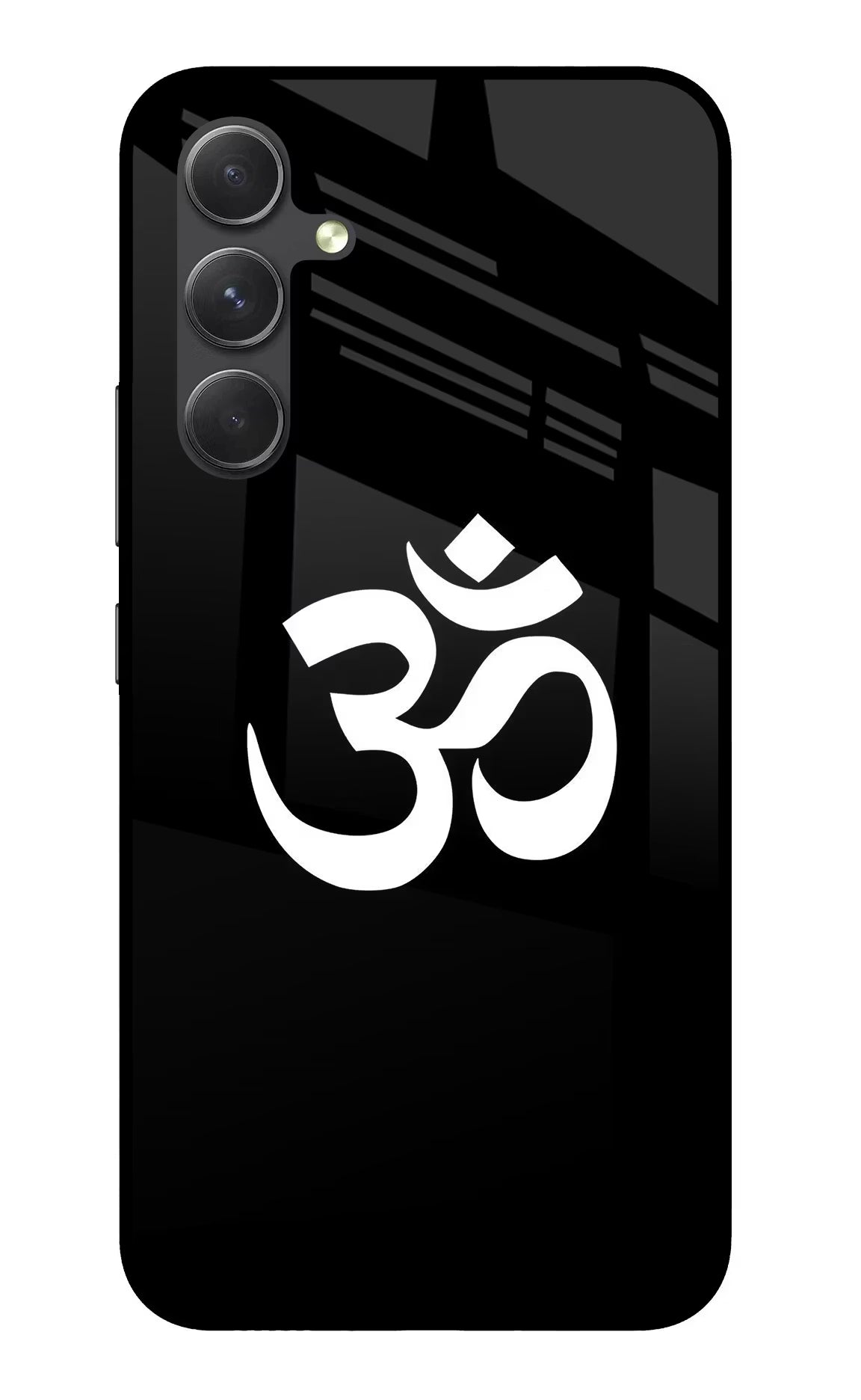 Om Samsung A54 5G Glass Case Back Cover by Casekaro
