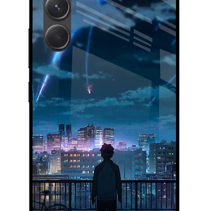 Anime Samsung A54 5G Glass Case Back Cover by Casekaro