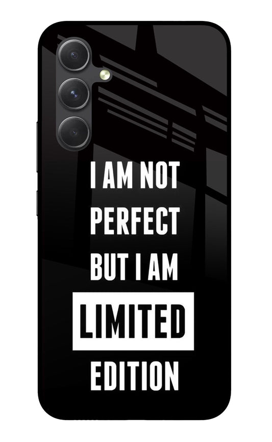 I Am Not Perfect But I Am Limited Edition Samsung A54 5G Glass Case