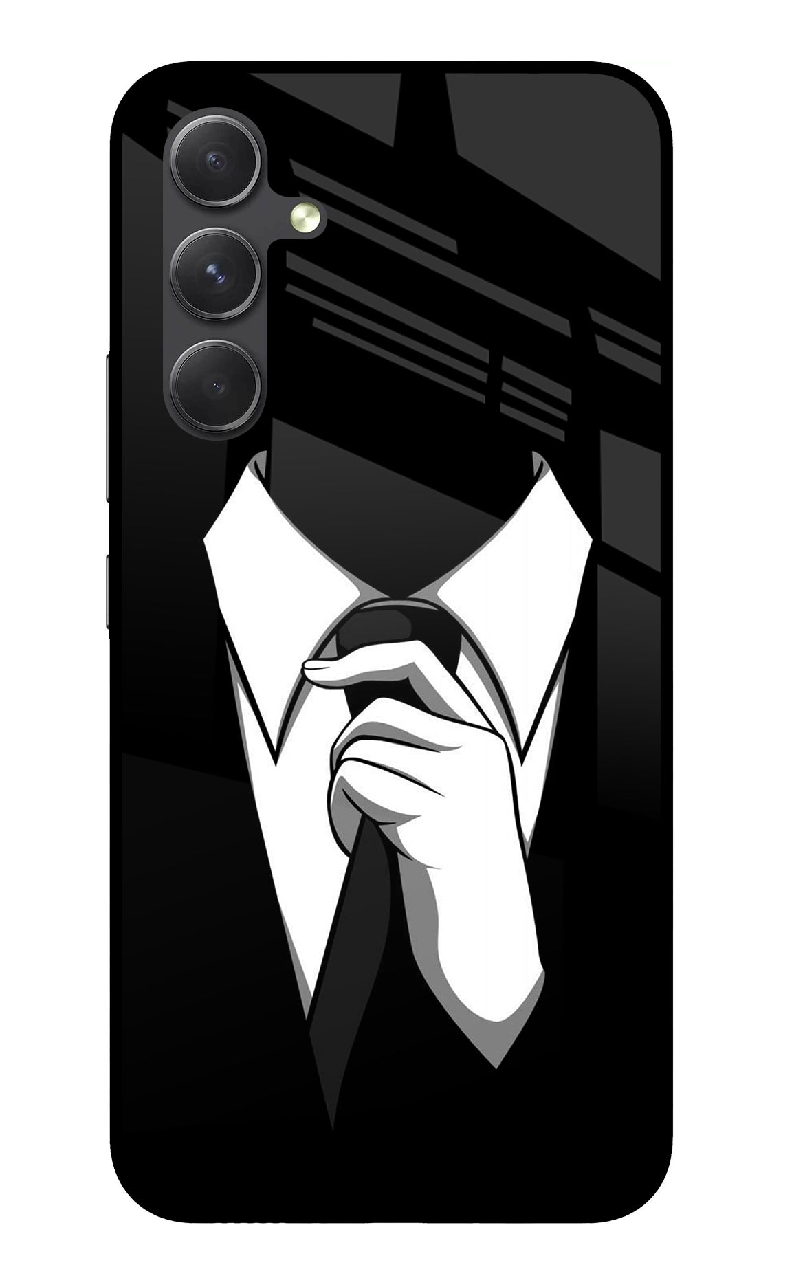 Black Tie Samsung A54 5G Back Cover