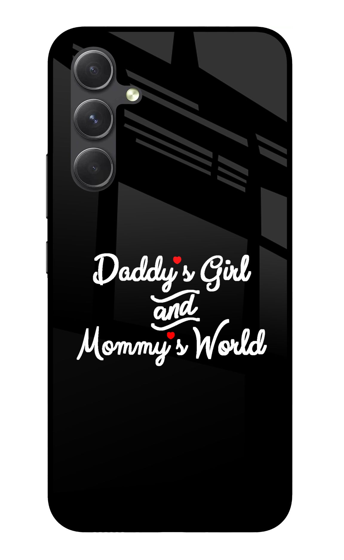 Daddy's Girl and Mommy's World Samsung A54 5G Back Cover