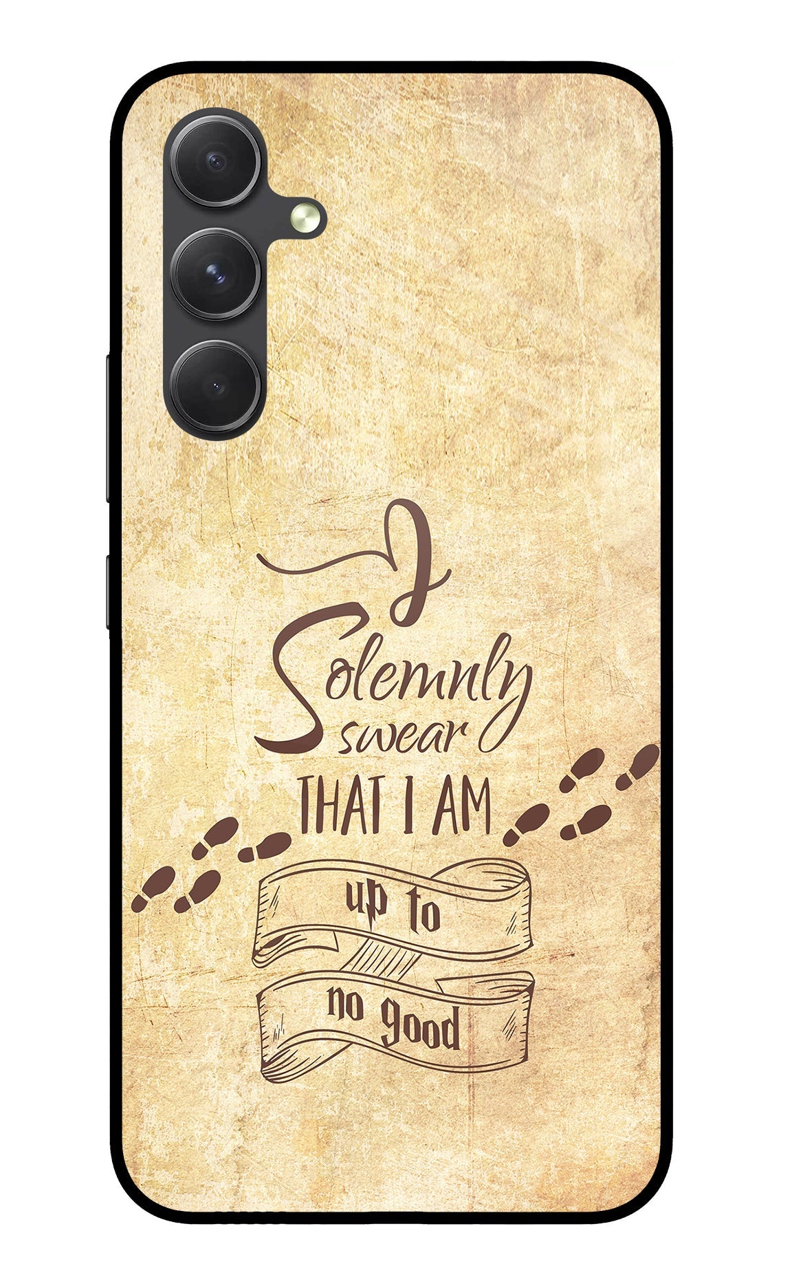 I Solemnly swear that i up to no good Samsung A54 5G Glass Case