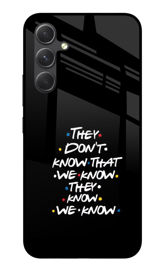 FRIENDS Dialogue Samsung A54 5G Glass Case