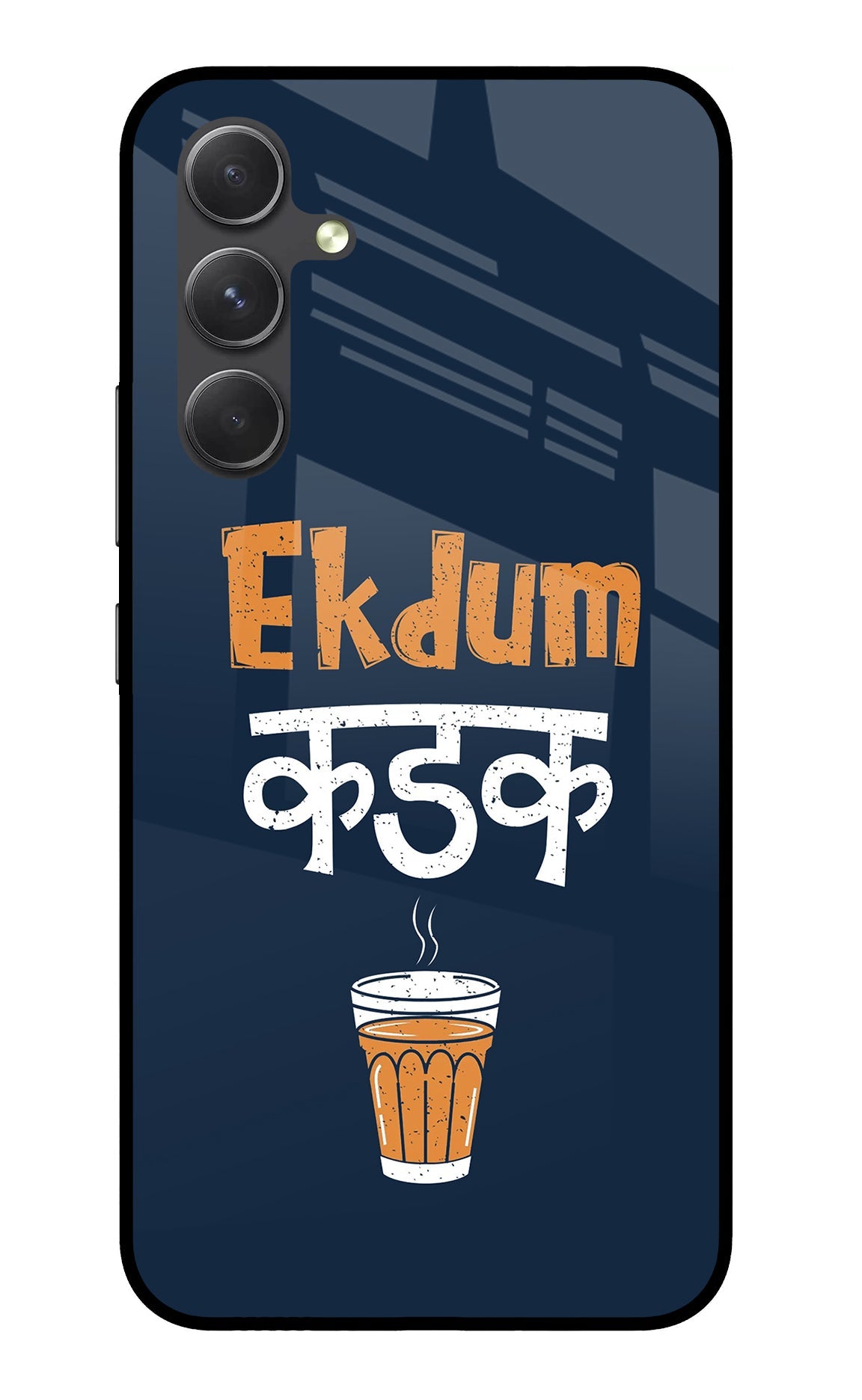 Ekdum Kadak Chai Samsung A54 5G Glass Case