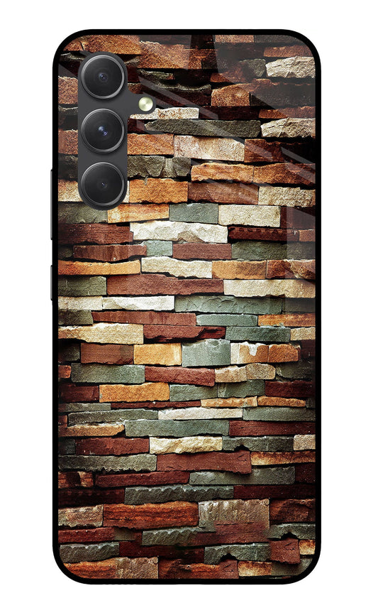 Bricks Pattern Samsung A54 5G Glass Case