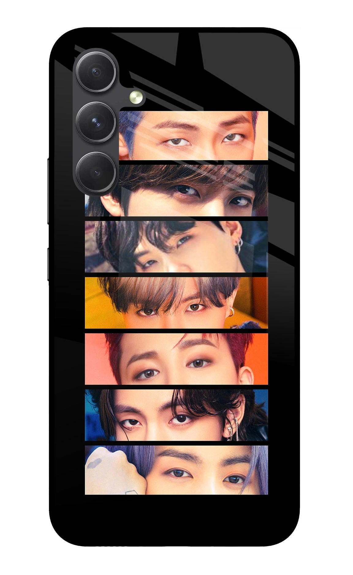 BTS Eyes Samsung A54 5G Glass Case