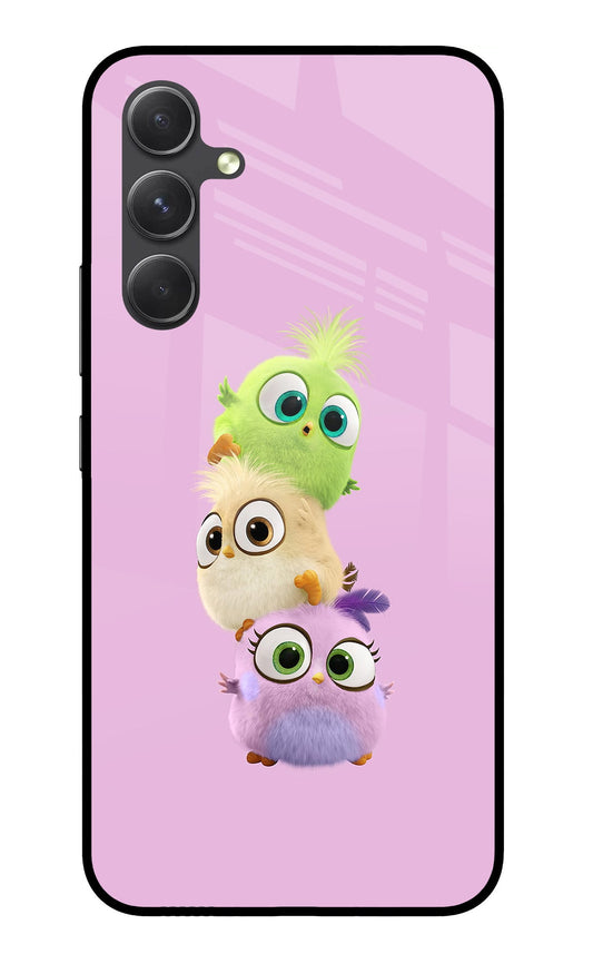 Cute Little Birds Samsung A54 5G Glass Case