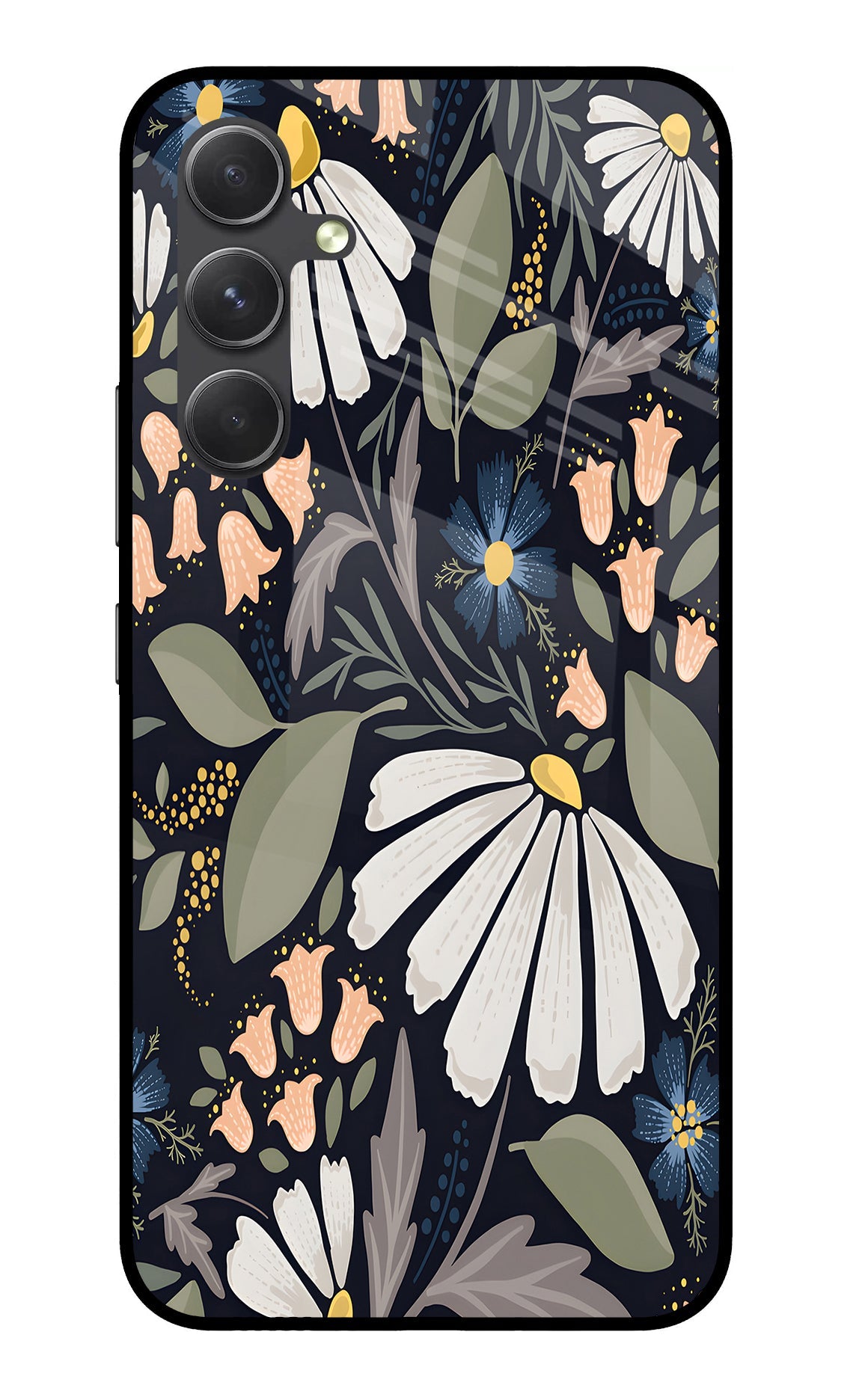 Flowers Art Samsung A54 5G Back Cover