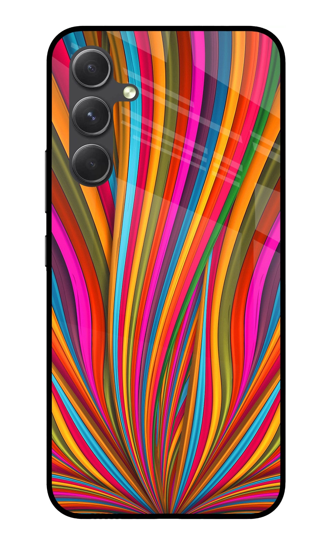 Trippy Wavy Samsung A54 5G Glass Case