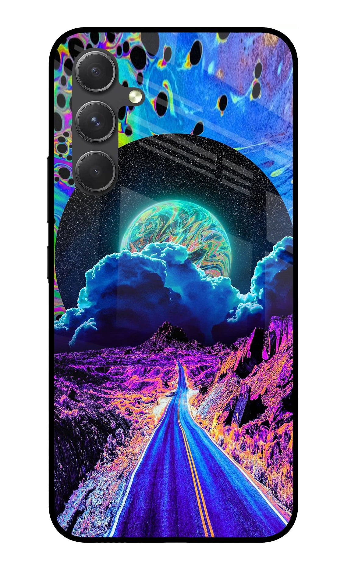 Psychedelic Painting Samsung A54 5G Back Cover