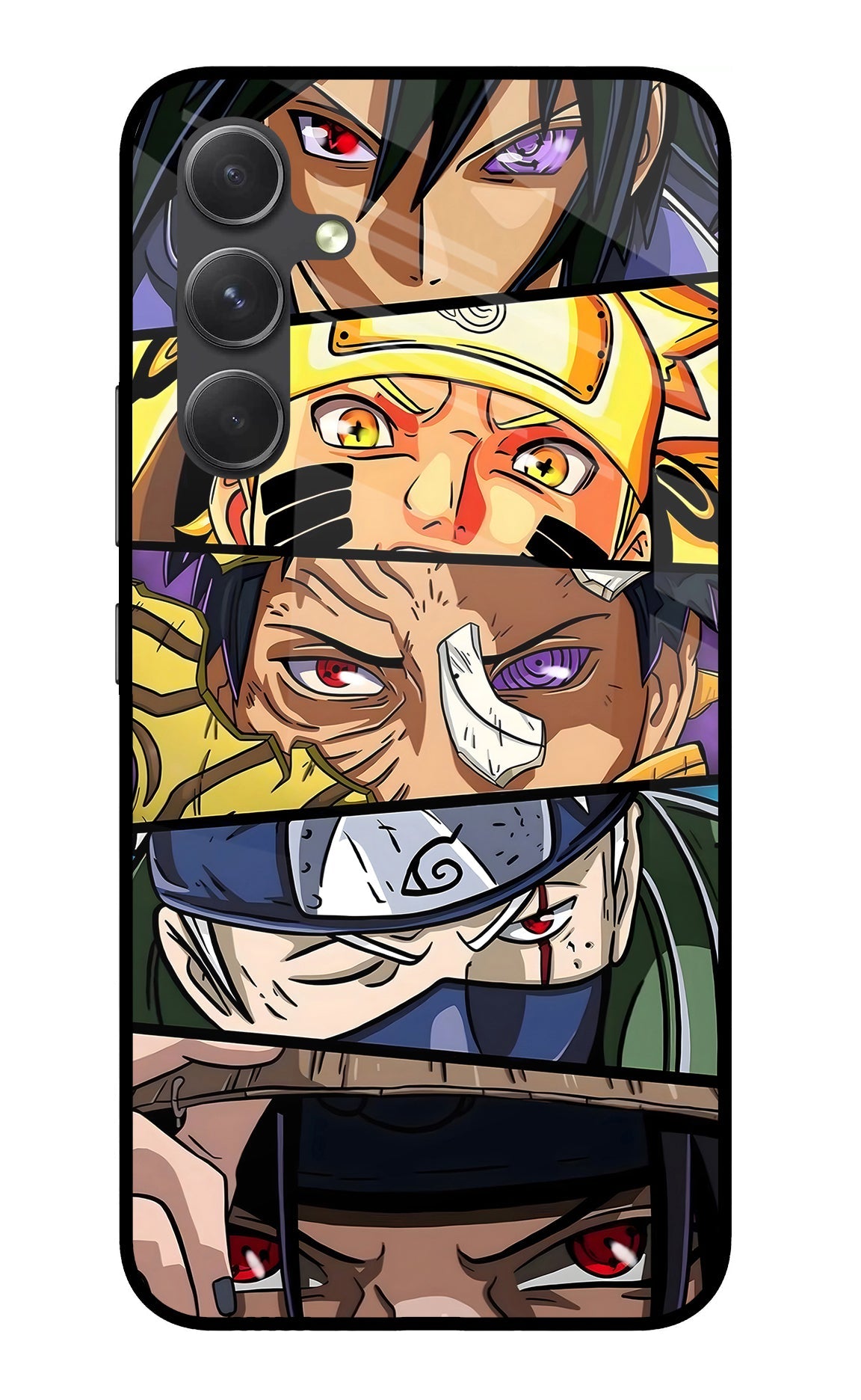 Naruto Character Samsung A54 5G Glass Case