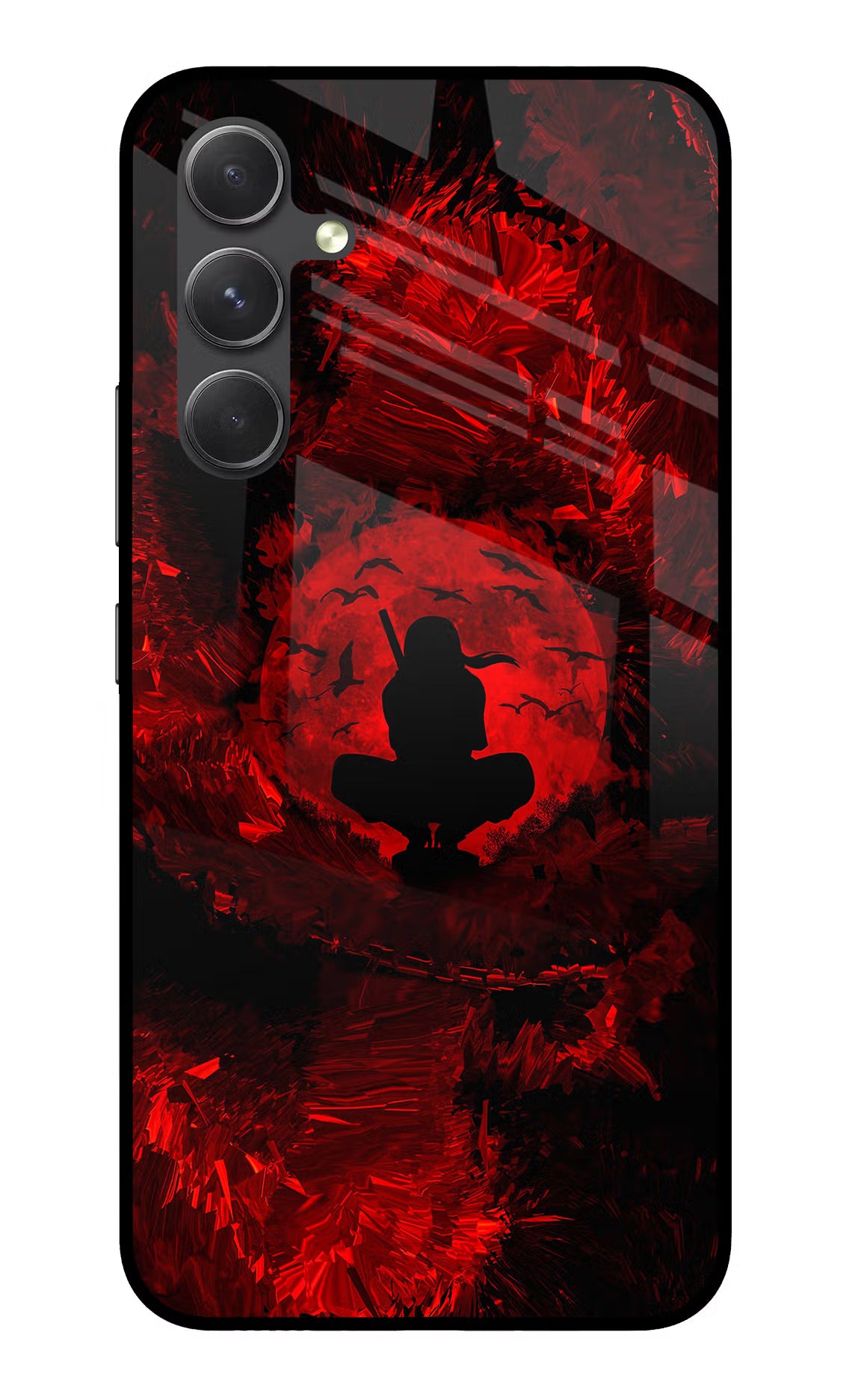 Itachi Uchiha Samsung A54 5G Glass Case Back Cover by Casekaro