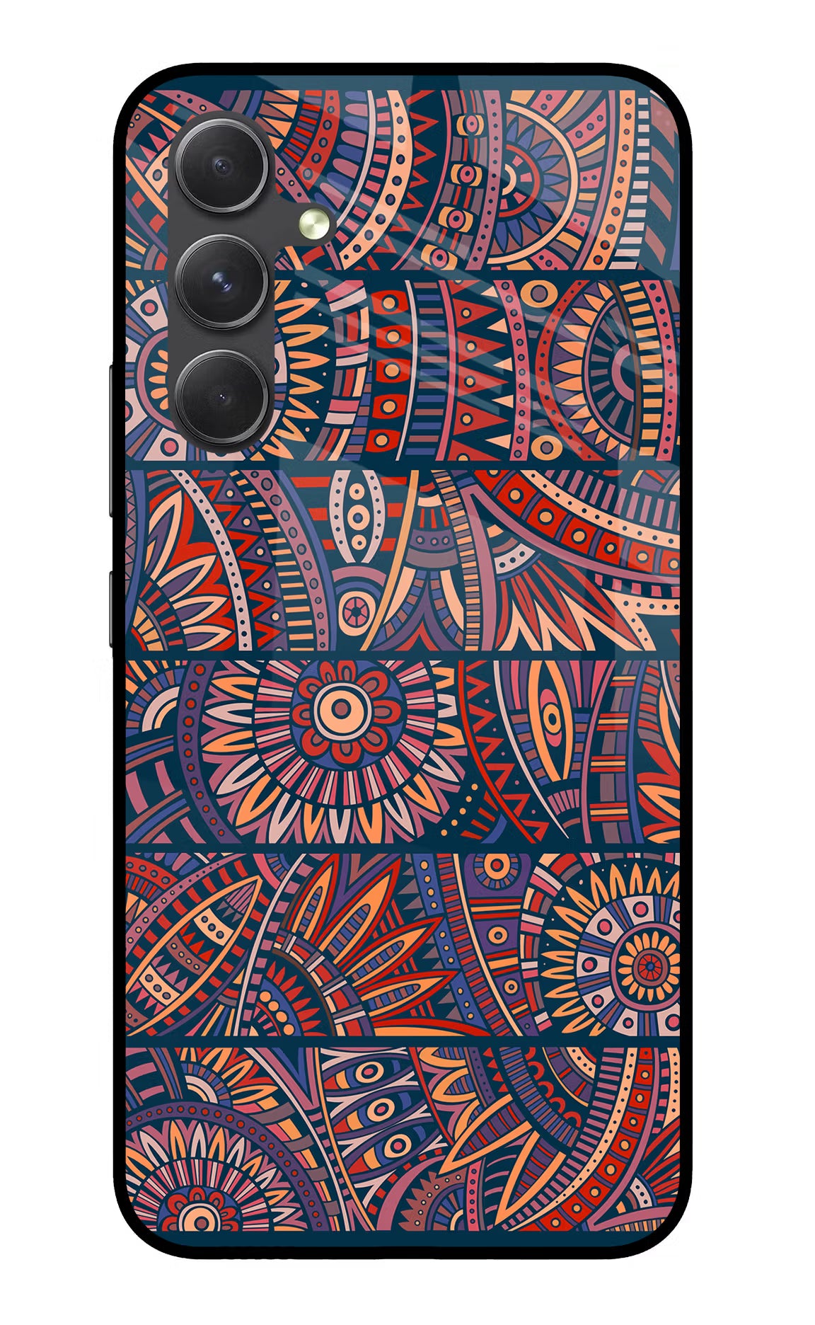 African Culture Design Samsung A54 5G Glass Case Back Cover by Casekaro