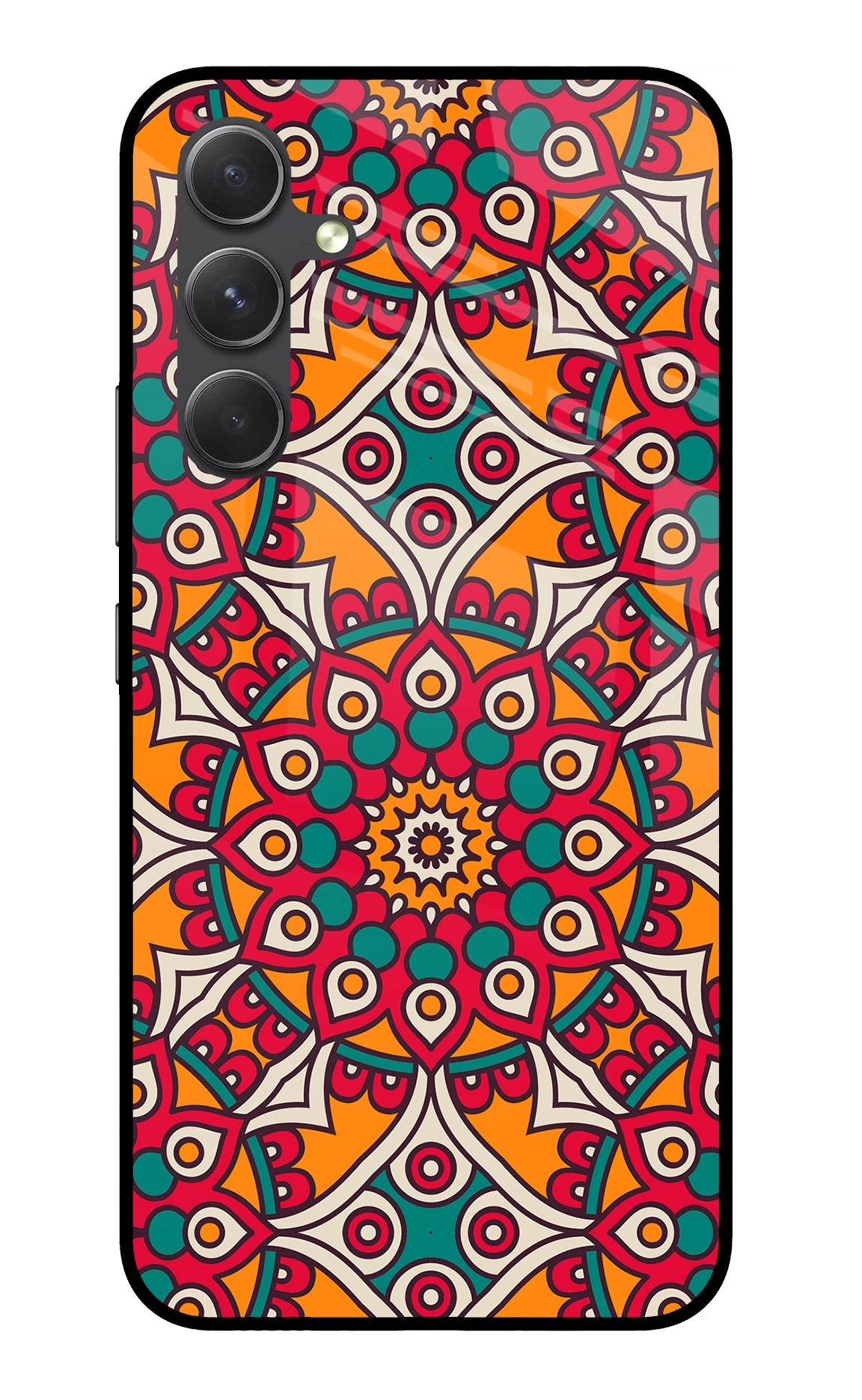 Mandala Art Samsung A54 5G Glass Case