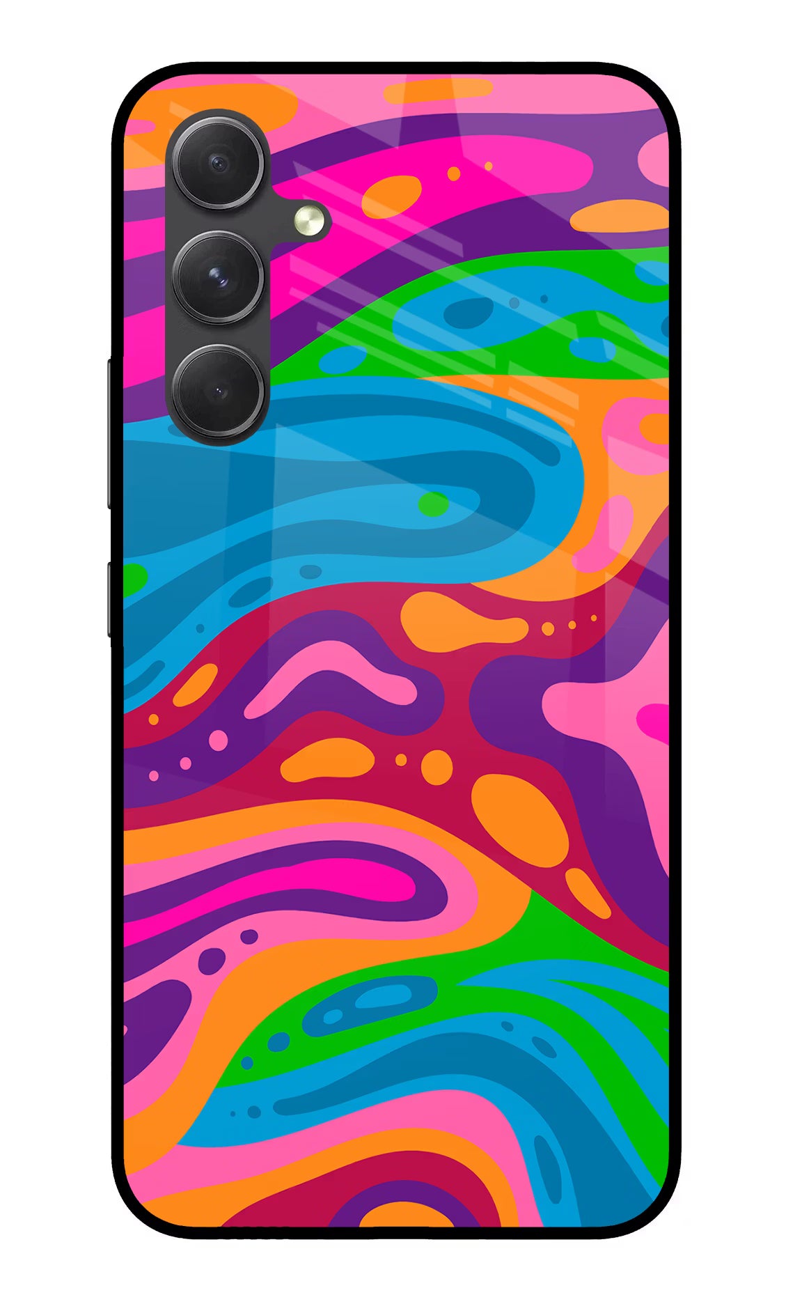 Trippy Pattern Samsung A54 5G Glass Case
