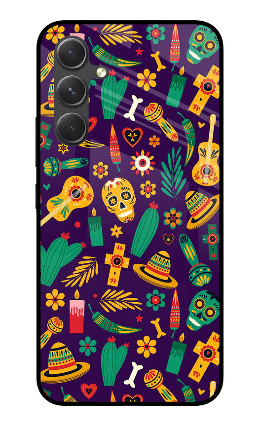 Mexican Artwork Samsung A54 5G Glass Case